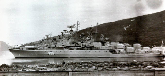 Противолодочные корабли в Ара-Губе, 80-е годы XX века
